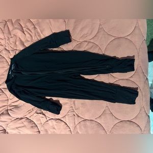 Black little sleepies newborn zippie